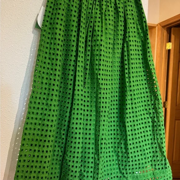 NWT Kate Spade Green Eyelet Skirt - Picture 6 of 6